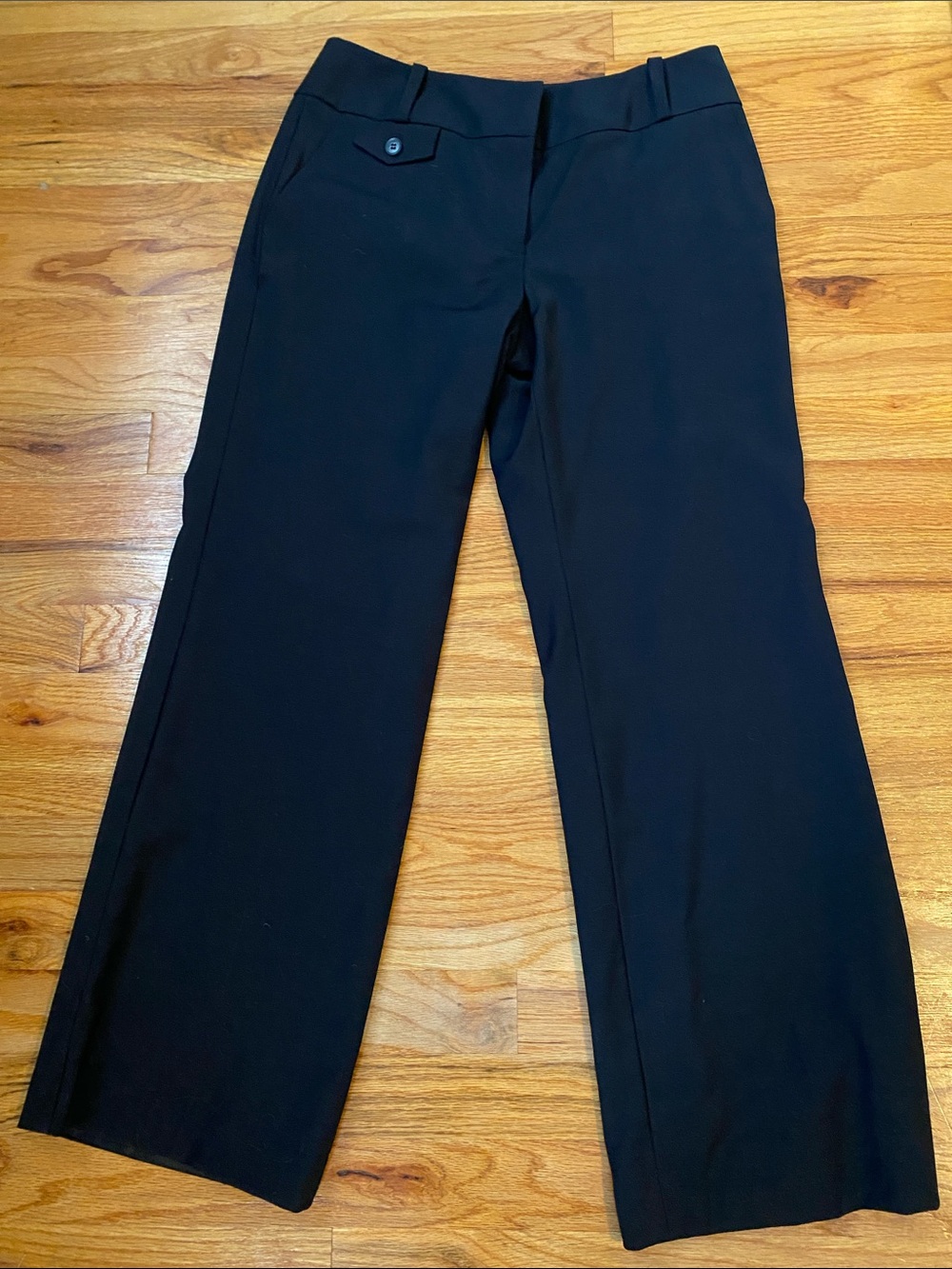 Talbots Black Wide-Leg Dress Pants